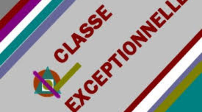 Classe Exceptionnelle 2019